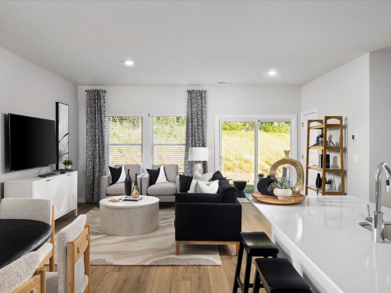 Furnished interior view inside a new home in Northbrook Village Townes, Taylors (Image 6).