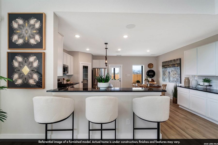 Furnished interior view inside a new home in Hennersby Hollow, San Antonio (Image 16).