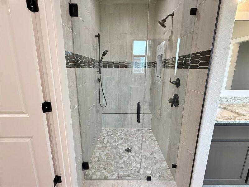 Close-up of interior finishes inside a home in , Granbury (Image 17).