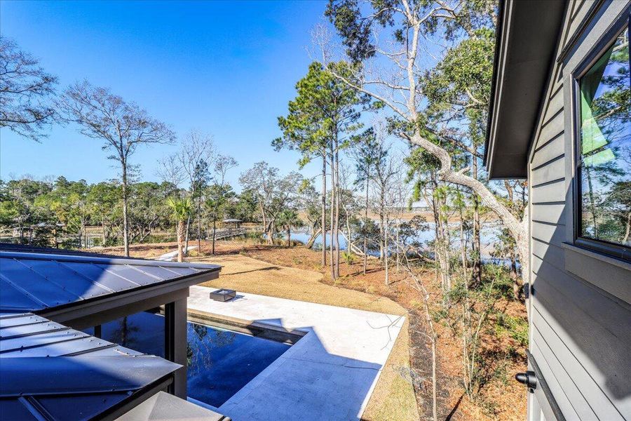 Exterior details and patio area of a home in , Mount Pleasant (Image 3). Exterior details and patio area of a home in , Mount Pleasant (Image 3).