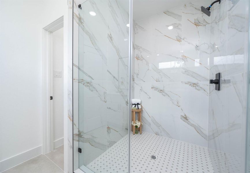 Furnished interior view inside a new home in , Houston (Image 23).