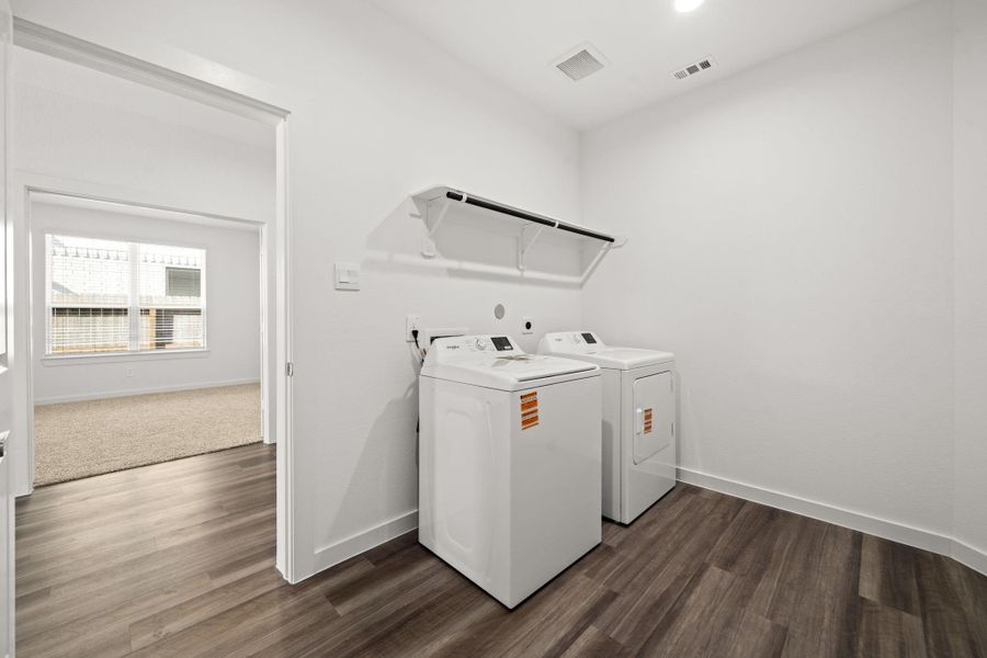 Furnished interior view inside a new home in Harvest Green, Richmond (Image 15). Furnished interior view inside a new home in Harvest Green, Richmond (Image 15).