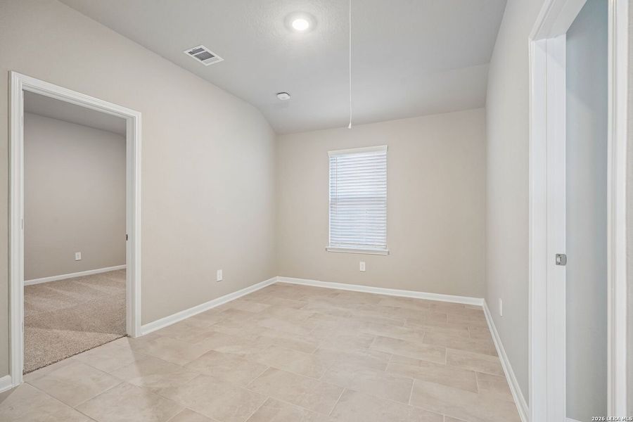 Spacious, unfurnished interior of a new home in Arcadia Ridge - Premier Series, San Antonio (Image 18). Spacious, unfurnished interior of a new home in Arcadia Ridge - Premier Series, San Antonio (Image 18).