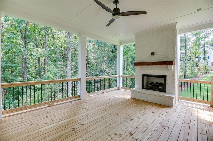 Exterior details and patio area of a home in , Buford (Image 3).