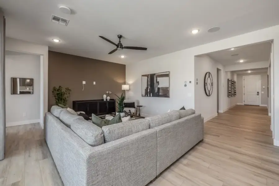 Furnished interior view inside a new home in The Grove at El Cidro, Goodyear (Image 16).