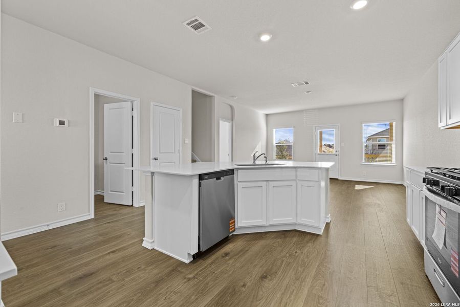 Furnished interior view inside a new home in Redbird Ranch, San Antonio (Image 6).