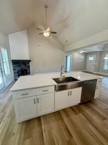 Furnished interior view inside a new home in , Talking Rock (Image 4). Furnished interior view inside a new home in , Talking Rock (Image 4).