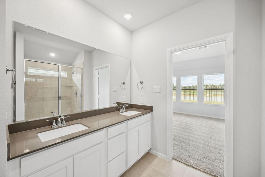 Furnished interior view inside a new home in Saint Tropez, Houston (Image 8). Furnished interior view inside a new home in Saint Tropez, Houston (Image 8).