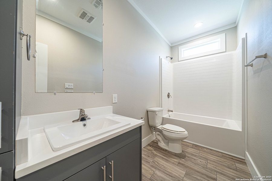 Furnished interior view inside a new home in , San Antonio (Image 8). Furnished interior view inside a new home in , San Antonio (Image 8).