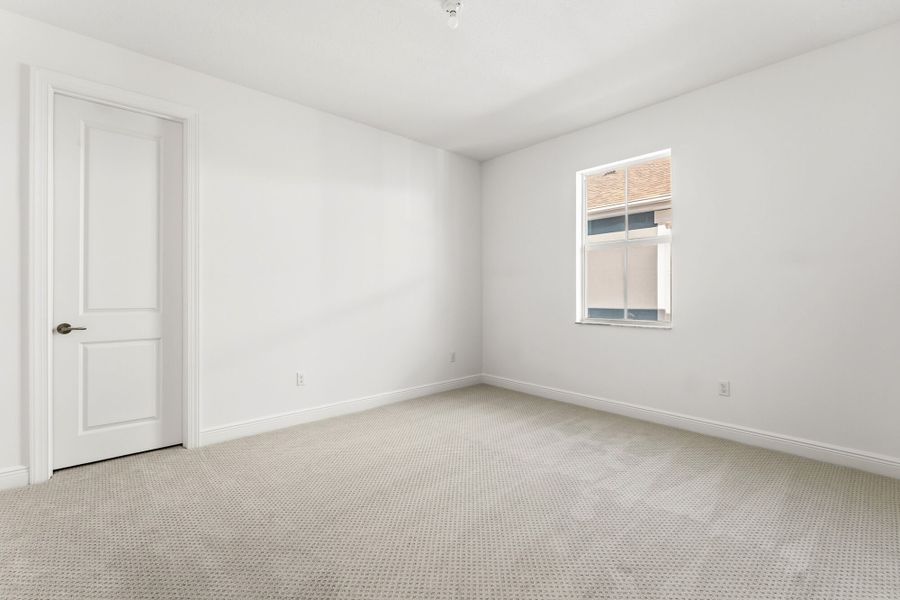 Representative unfurnished interior of a home built from the Marigold by Mattamy Homes in Newfield - Rosette Park, Palm City (Image 19).