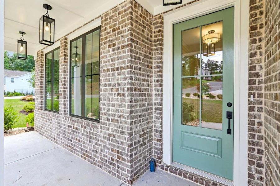 Exterior details and patio area of a home in , Marietta (Image 4). Exterior details and patio area of a home in , Marietta (Image 4).