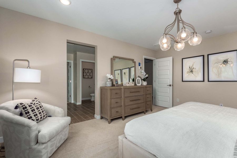 Primary Bedroom | Prescott | The Villages at North Copper Canyon – Valley Series | New homes in Surprise, Arizona | Landsea Homes