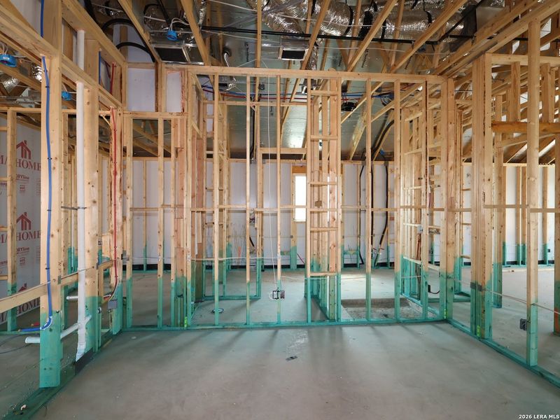 In-progress construction of a new home in Everly Estates, San Antonio, TX (Image 11).