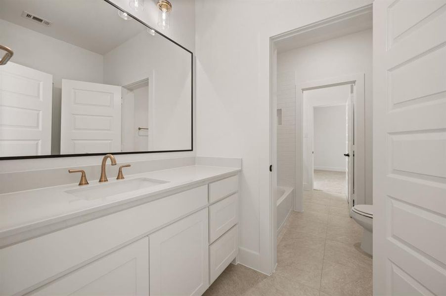 Furnished interior view inside a new home in Parks of Aledo, Aledo (Image 4).