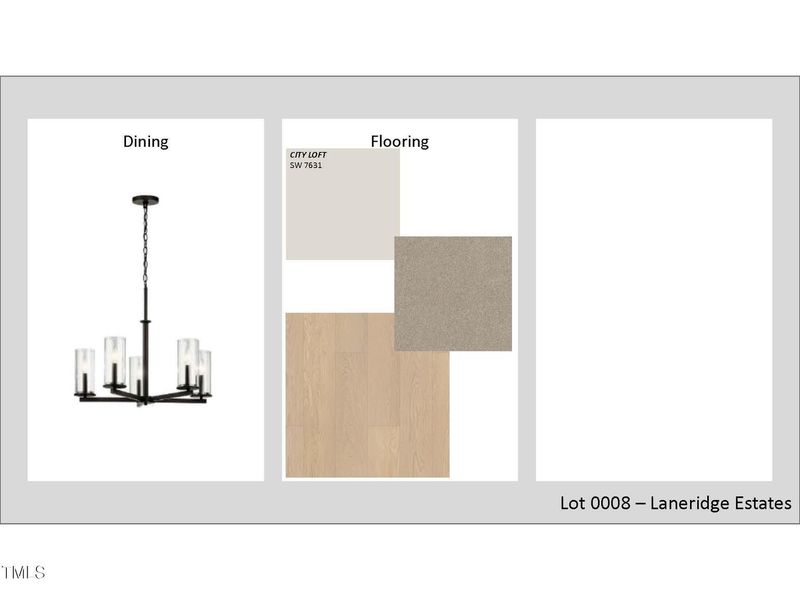 Sample of building materials used in homes in Laneridge Estates, Raleigh (Image 26).