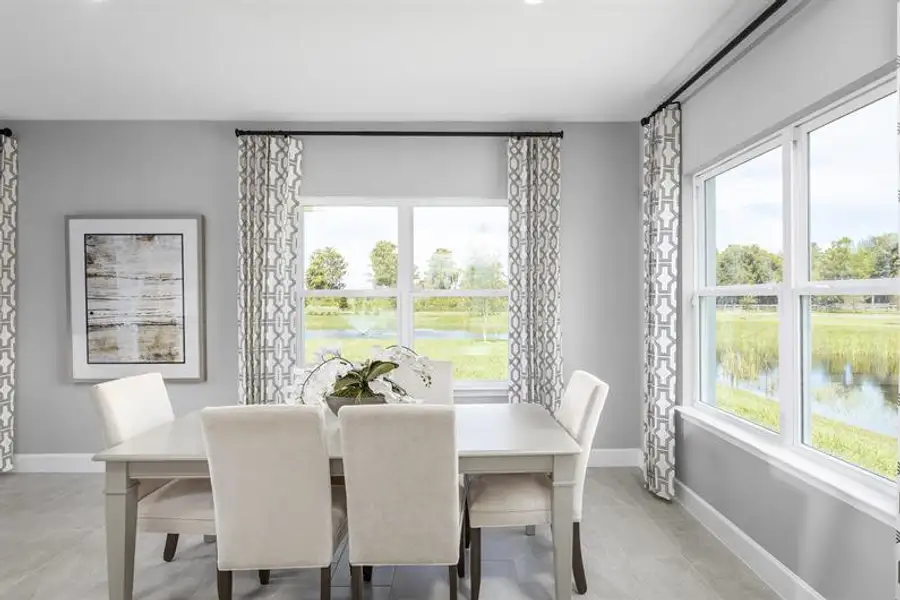 Representative furnished interior of a home built from the Lynn Haven by Ryan Homes in Copperleaf, Ocala (Image 9).