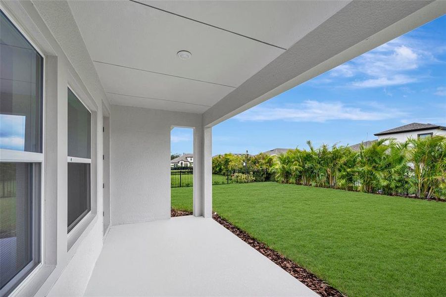 Exterior details and patio area of a home in Waterset Tradition Series, Apollo Beach (Image 3).