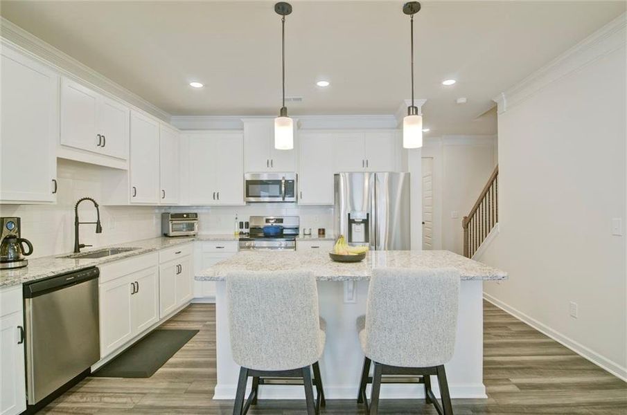 Furnished interior view inside a new home in Highland Crossing, Cartersville (Image 38).