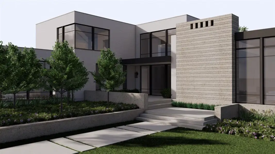 Front exterior of a new home in , Dallas, TX, highlighting curb appeal (Image 3).
