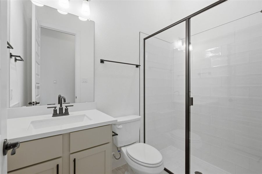 Furnished interior view inside a new home in Oaks at San Gabriel, Georgetown (Image 5).