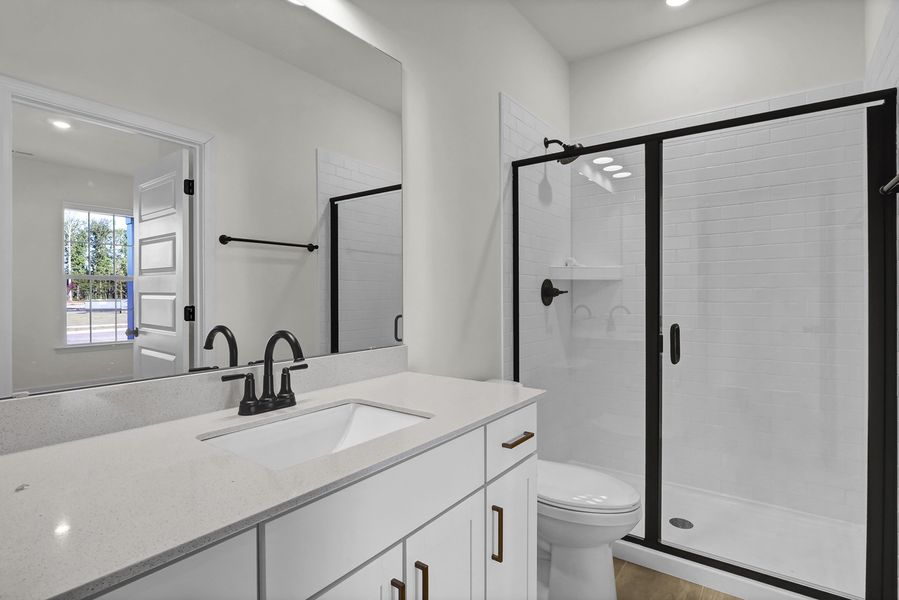 Furnished interior view inside a new home in Grand Park, Leland (Image 9). Furnished interior view inside a new home in Grand Park, Leland (Image 9).