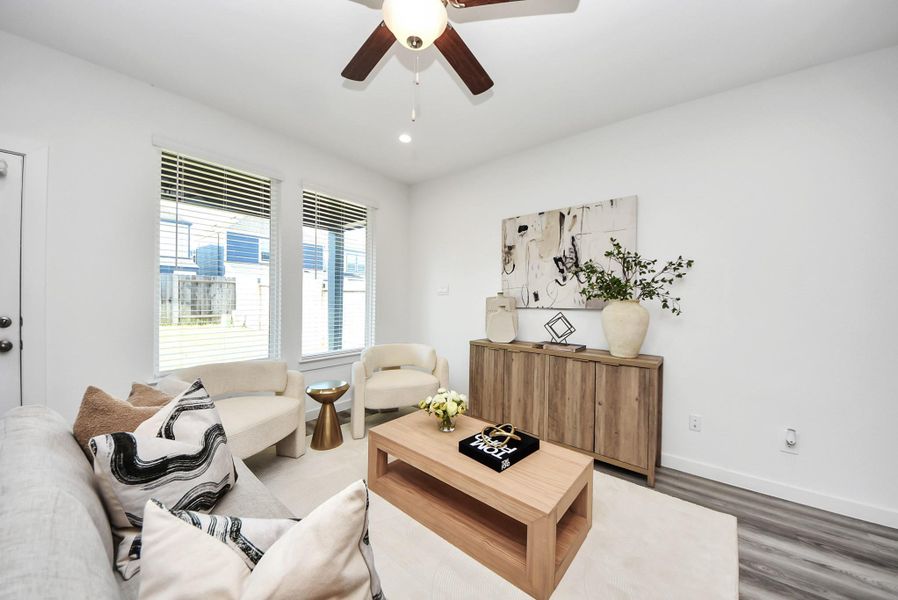 Furnished interior view inside a new home in , Houston (Image 5).