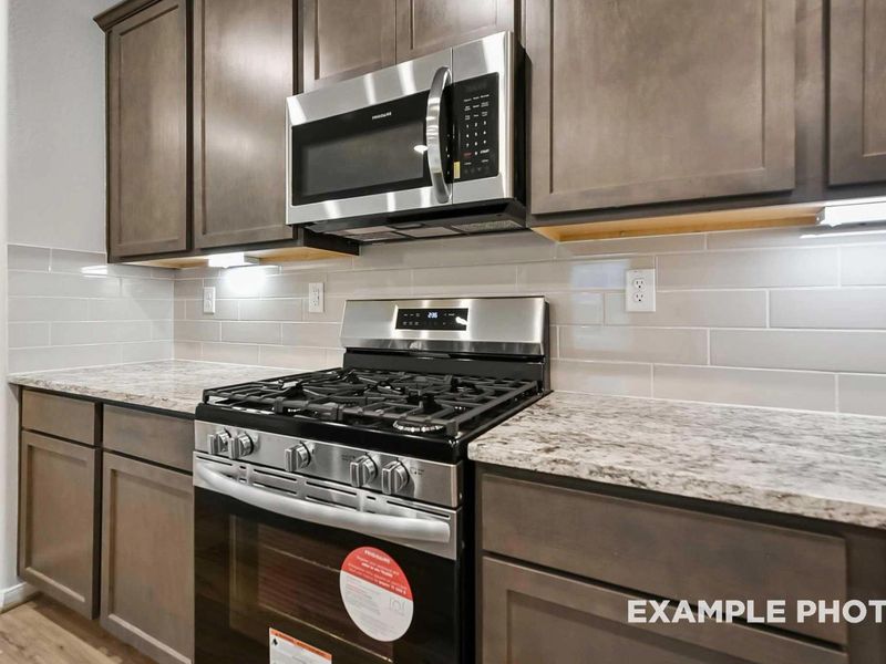 Furnished interior view inside a new home in Caney Creek Place, Conroe (Image 8).