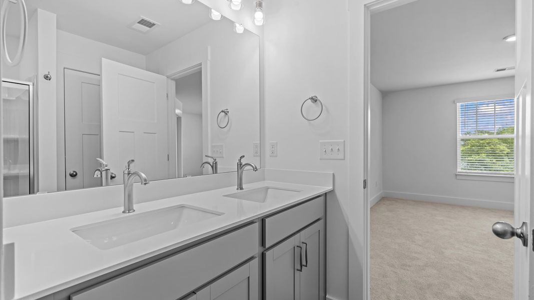 Furnished interior view inside a new home in Saluda Crossing, Piedmont (Image 24).