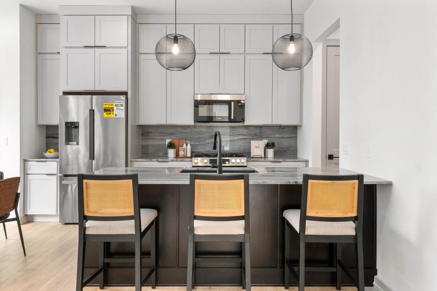 Furnished interior view inside a new home in , Austin (Image 7).