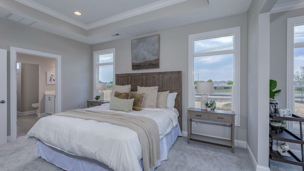 Representative furnished interior of a home built from the Palazzo by Epcon Communities in The Courtyards on the Greenway, Matthews (Image 19).
