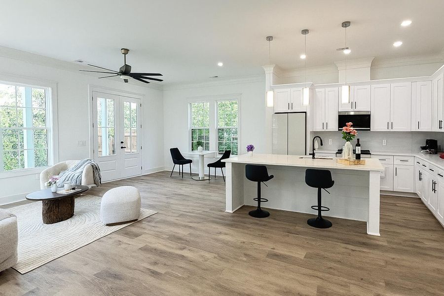 Furnished interior view inside a new home in , North Charleston (Image 13).
