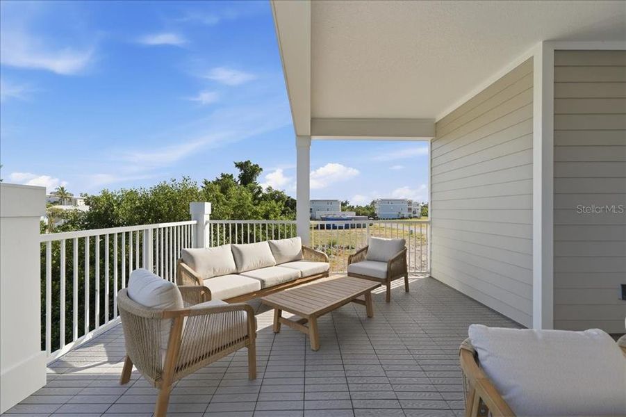 Exterior details and patio area of a home in Hunters Point, Cortez (Image 33). Exterior details and patio area of a home in Hunters Point, Cortez (Image 33).