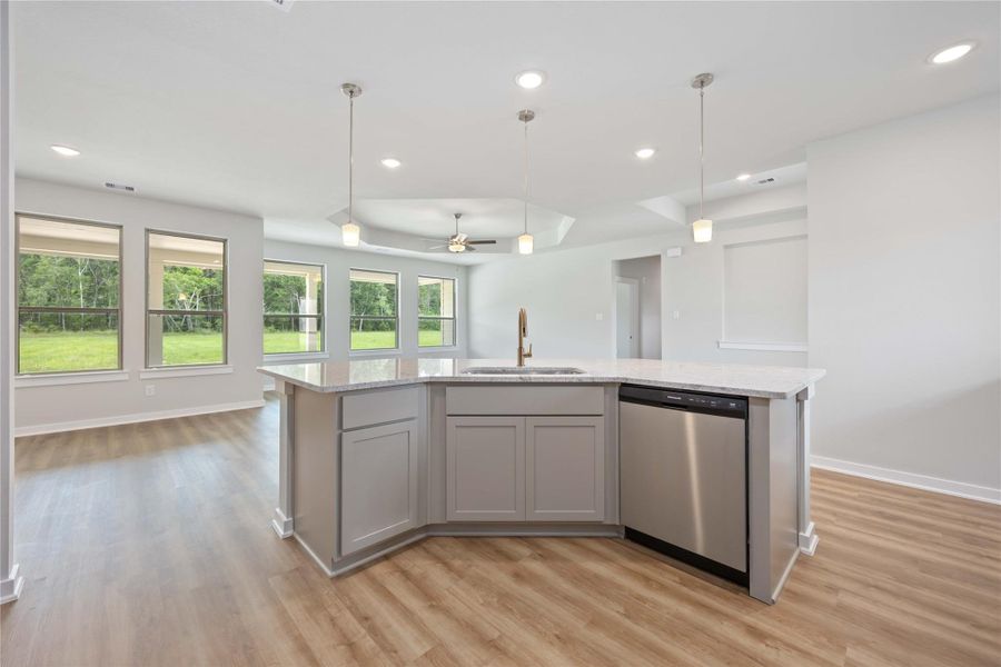 Furnished interior view inside a new home in Barton Place, Cleveland (Image 5).