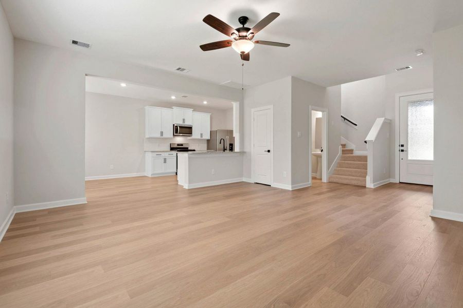Spacious, unfurnished interior of a new home in Magnolia Woods, Magnolia (Image 12).