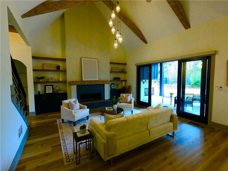 Furnished interior view inside a new home in , Alpharetta (Image 6).