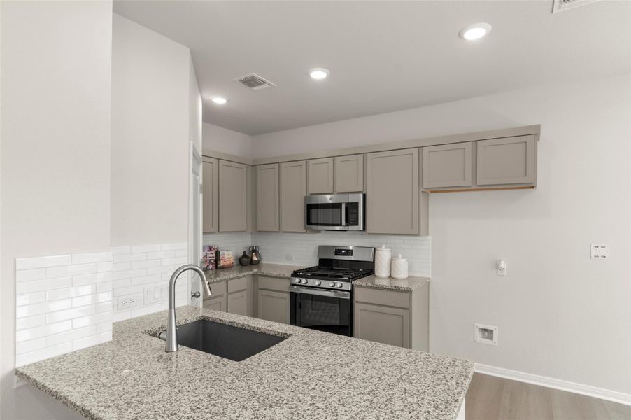 Furnished interior view inside a new home in Blanco Vista, San Marcos (Image 15).