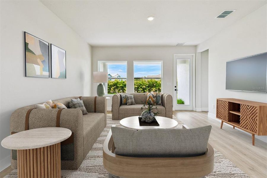 Furnished interior view inside a new home in North River Ranch – Garden Series, Parrish (Image 13).