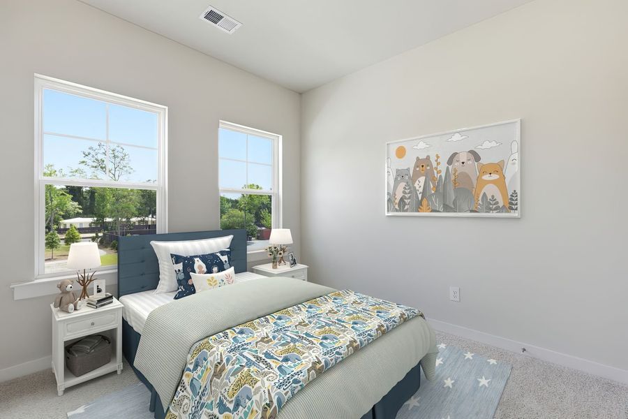 Furnished interior view inside a new home in Rhetts Cove, Johns Island (Image 17).