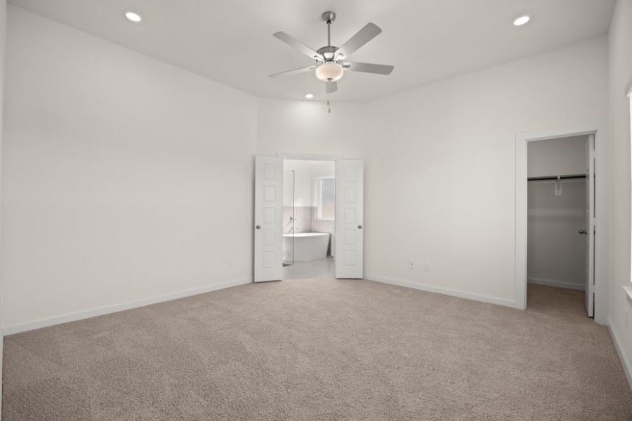 Representative unfurnished interior of a home built from the Myrtle 1687HS by Saratoga Homes in Ashland, Angleton (Image 22). Representative unfurnished interior of a home built from the Myrtle 1687HS by Saratoga Homes in Ashland, Angleton (Image 22).