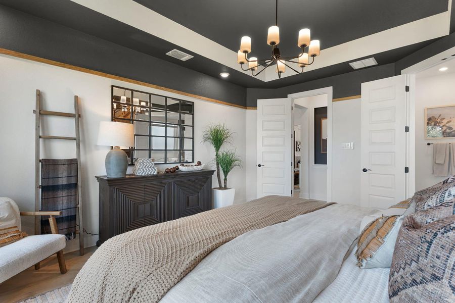 Furnished interior view inside a new home in Highland Village, Georgetown (Image 61). Furnished interior view inside a new home in Highland Village, Georgetown (Image 61).