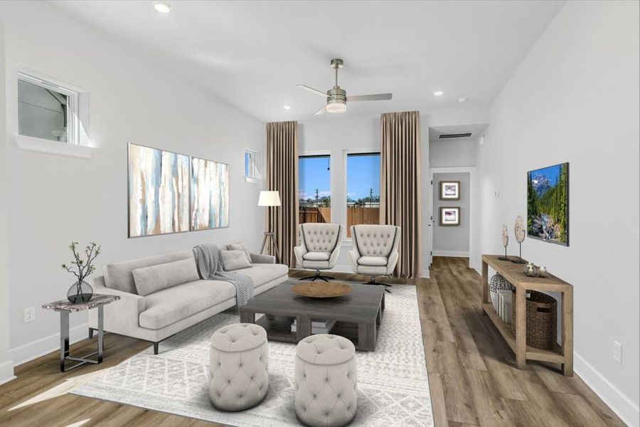 Shiloh Family Room - Staged (photo is of a similar home with similar design features; actual design features may vary)