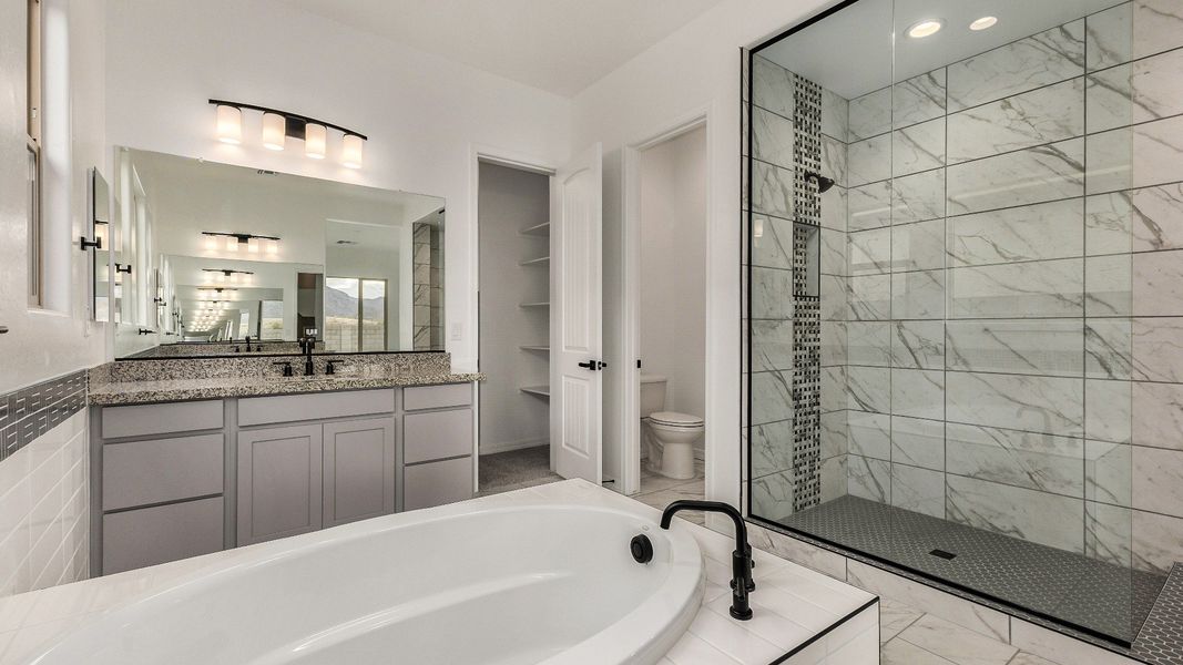 Furnished interior view inside a new home in Windrose, Waddell (Image 26). Furnished interior view inside a new home in Windrose, Waddell (Image 26).