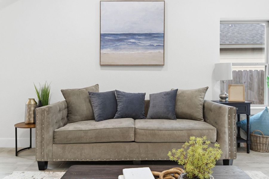 Furnished interior view inside a new home in , Cleveland (Image 6).