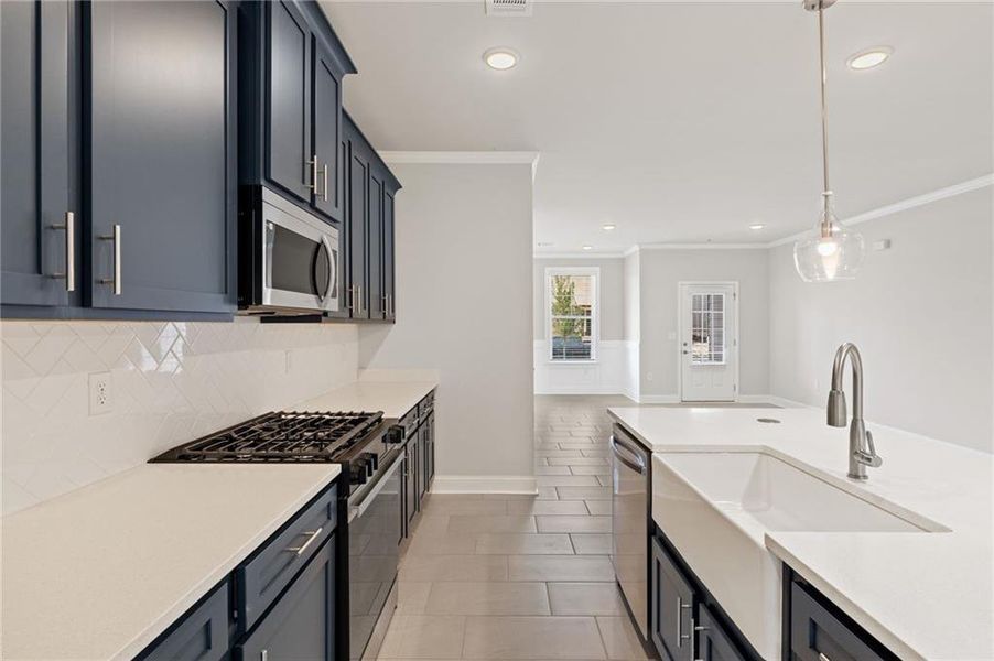 Furnished interior view inside a new home in Cooper's Walk, Loganville (Image 10).