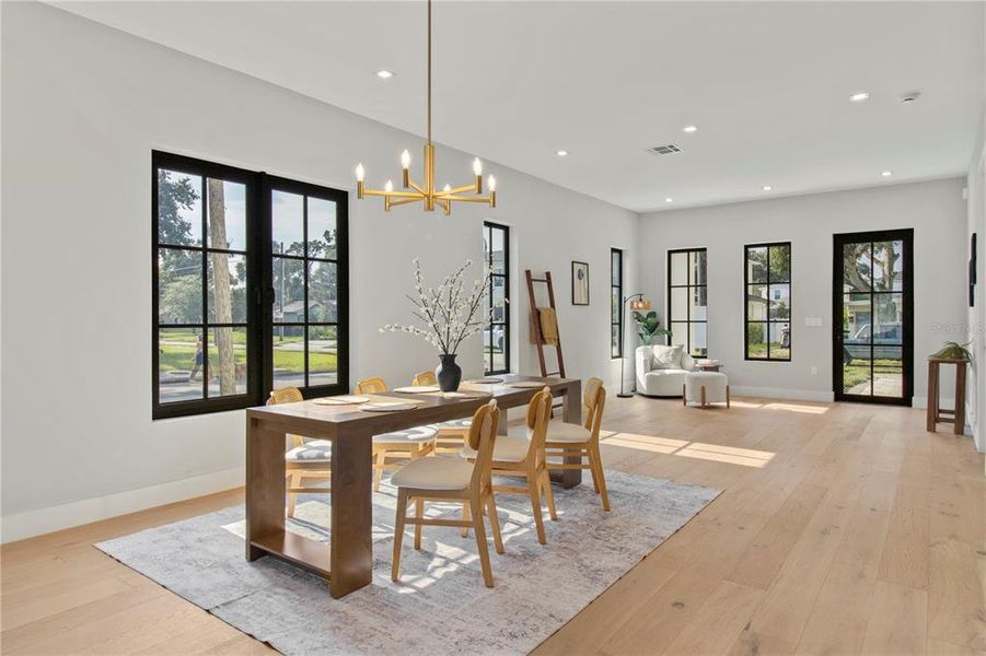 Furnished interior view inside a new home in College Park, Orlando (Image 11). Furnished interior view inside a new home in College Park, Orlando (Image 11).