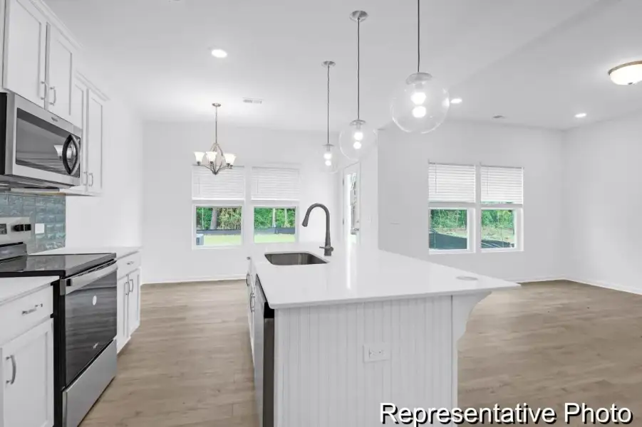 Furnished interior view inside a new home in Reedy Fork Middleton, Greensboro (Image 5).