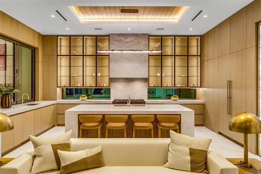 Furnished interior view inside a new home in , Ocean Ridge (Image 91).