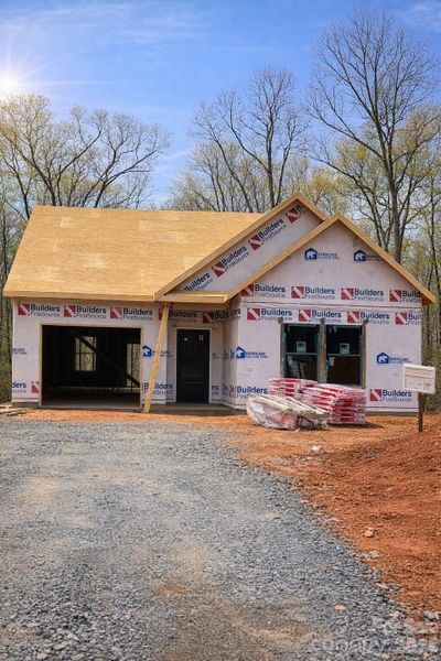 In-progress construction of a new home in , Troy, NC (Image 5).
