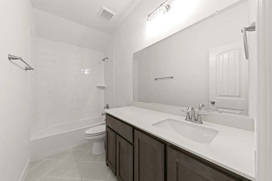 Furnished interior view inside a new home in River Ranch, Van Alstyne (Image 13). Furnished interior view inside a new home in River Ranch, Van Alstyne (Image 13).