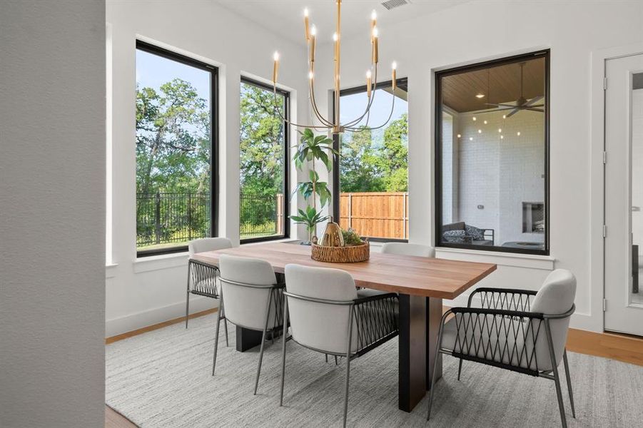Furnished interior view inside a new home in , Arlington (Image 6).